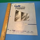 2 Mid-century Grote Bathroom Cabinets Vintage Sales Brochures