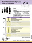 Vandoren V16 A6m Medium Chamber Alto Saxophone Mouthpiece -  sm812m 
