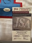 Autographed signed Warren Moon Hof 06 Houston White Football Jersey Jsa Coa