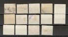Canada -14 Used Excise Accise Tax - Revenue Stamps - Veriety