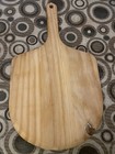 Wood Pizza Peel With Hand-painted Chili  Onion  And Garlic Design