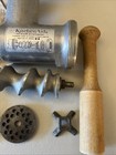 Vintage Metal Kitchenaid Hobart Meat Grinder 7 Pieces Attachments
