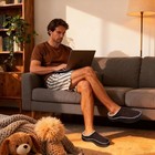Men s Moccasin House Slippers - Memory Foam Indoor Outdoor Shoes Warm 10 Coffee