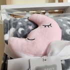 Hudson Baby Plush Blanket With Security Blanket  Pink Moon Girl  Sleeping Pal