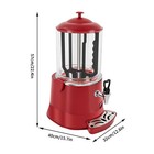 Commercial Chocolate Dispenser Chocolate Heating Mixing Hot Beverage Warmer 10l 