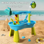 Wuh66-step2 Rain Showers Splash Pond Toddler Water Table Outdoor Kids Water Sens