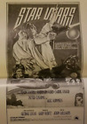 7 Star Wars Movie Posters Vintage Original Ad Sheet 1978 Rare Ad Mats Starwars B