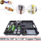 Hydraulic Swaging Tool Kit Hvac W  Tube Cutter For Copper Tubing Expanding New