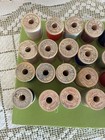 28 Vintage Wood Thread Spools-different Sizes   Brands Crafts Sewing Antique