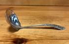Wallace Sterling Silver Rose Point 6 1 4  Gravy Ladle 56 Grams  no Monogram 
