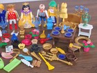 Playmobil Figures Lot Castle Knight Furniture Weapons Vintage Accessories