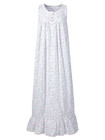 Nwt Eileen West Moonlight Sonata Long Cotton Lawn Nightgown