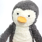 Jellycat Bashful Penguin 9  Medium Plush Gray Orange White Stuffed Animal