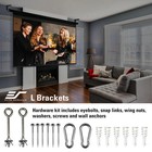 12  Projector Screen L Brackets Reinforced Single Metal Welded Construction