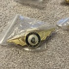 Lot 38 Alaska Airlines Wings Pinback Lapel Hat Aviator Pilot Pins Badge 2  Inuit