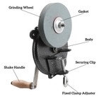 6inch Manual Grinder Wheel Grinding Machine Whetstone Sharpening Stone Household