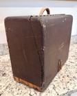 Vintage Bullseye Pistol Range Box - Miami Shores Police Chief S a  Senneff