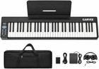 61 Key Digital Piano Folding Electronic Keyboard Portable Midi Bluetooth Kids