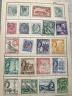 Worldwide British Commonwealth Stamp Album     350  Used Stamps     Canada India Hk