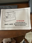 Singer Heavy Duty 4452 Electric Sewing Machine W  Foot Pedal   Manual