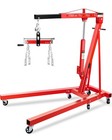 Folding Hydraulic Engine Hoist 2ton 4400lbs Shop Crane Lift Truck Cherry Picker