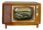 Vintage Retro Rectangle Tv Television Box Set Money Coin Savings Piggy Bank