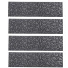 Ajure 6 Pcs Stair Treads Non-slip Indoor Outdoor Gray 8 5  X 30 