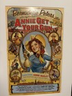 Annie Get Your Gun Broadway Musical Window Card Poster W  White Mat Frame Shell