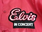 Vintage 1970s Elvis In Concert  Satin Nylon Red Jacket Rockabilly Good Condition