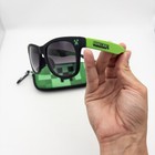 Minecraft Creeper Toddler Boys Sunglasses With Case Zipper Pouch