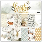 Winter Woodland Scrapbook Paper Pad 6x6 Inch     24 Sheets 12 Double-sided Desi   