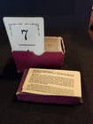 Antique Flinch Card Game