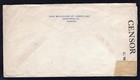 Canada 1945 Censored Cover To France  50c Munitions  Double Weight