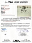 Babe Ruth Signed Jsa Certified Authentic Baseball Autograph Album Page Original