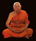 Phra Phrom Swan Sacred Yant Cloth Amulet For Protection - Porthan Phong - Black
