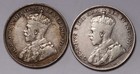 1912  Canada Newfoundland Silver 20 Cents Coins  2  George V Km    15