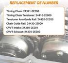 Timing Chain Kit Kia Soul 2 0l L4 24321-2e200 24350-2e201 24370-2e200 Open Box