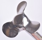 Vm Tank Mixer 3 4  Shaft 316 Sanitary Stainless 44  Long X 3  Dia  Propeller