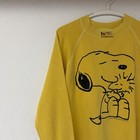 Sweatshirt Peanuts Snoopy Made In Usa Vintage 90s Cartoon