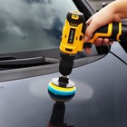 3  22pc Waxing Foam Polisher Kit Car Buffing Pads Polishing Sponge Set For Drill