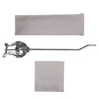 Silver Square Jack Metal Plating Tuba Clip - 9 13  Square Jack - Marching Music