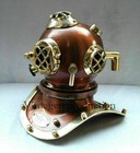 6  Brass Antique Style U s Navy Diving Divers Helmet Steel copper Halloween Gift