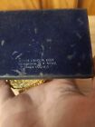 Vintage Unused Estee Lauder Solid Perfume Compact Keepsake  Couple Enamel