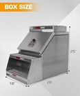 Tool Box For Semi Truck W  Saddle Step Open Wide Design Side Mount With Lock
