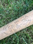 Vintage Hillerich Bradsby Wood Baseball Bat 14w Brown Chicago White Sox Usa