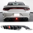Rear Diffuser Compatible With 2015-2023 Dodge Charger Non-widebody 2pcs
