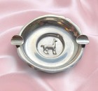 Vintage Peruvian Sterling Silver Ashtray Figural Llama Andes Scene 16 9g