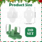 Maasechs 110 Sets Green Weatherproof Gaskets And Plug Protectors Covers Outdoor