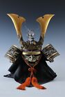 Japanese Old Vintage Samurai Kabuto Helmet -dragon Purple Helmet With A Mask-