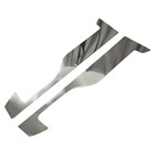 2  For Kenworth T680 T880 Upper Door Under Window Trim Polished Stainless Steel